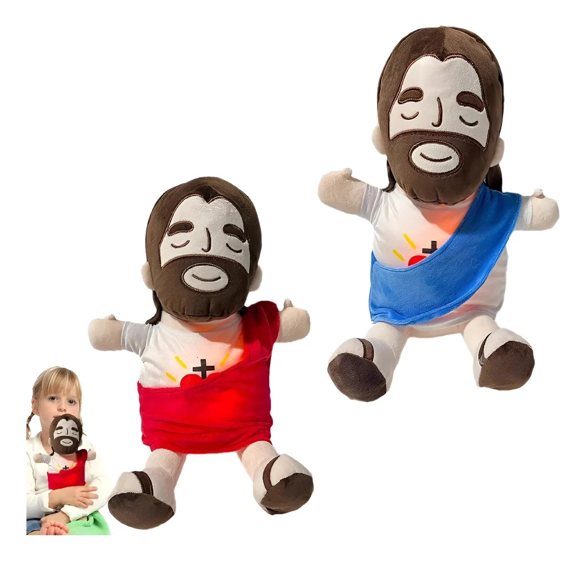 PELUCHE JESUS CON RESPIRACION Y SONIDO
